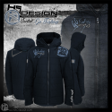 Giacca con zip Go Fishing Hotspot Design