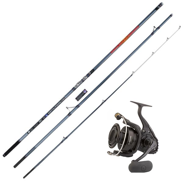 Kit combo rod and reel for surfcasting fishing shore angling Home p