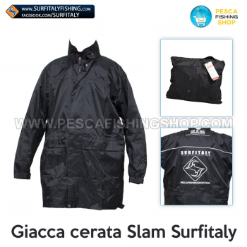 Slam Surfitaly waxed rain jacket Slam Surfitaly waxed rain jacket