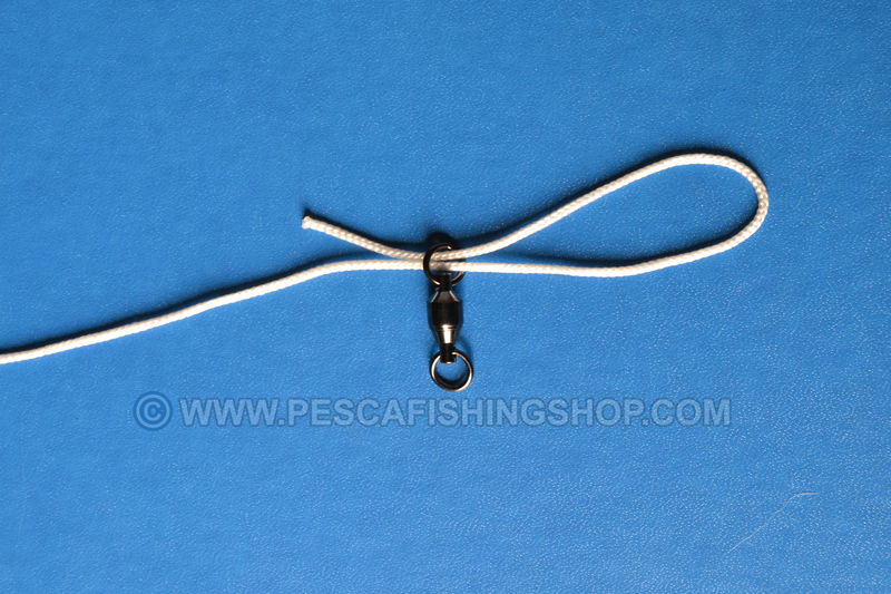 Nodo offshore swivel per il raddoppio della lenza da pesca