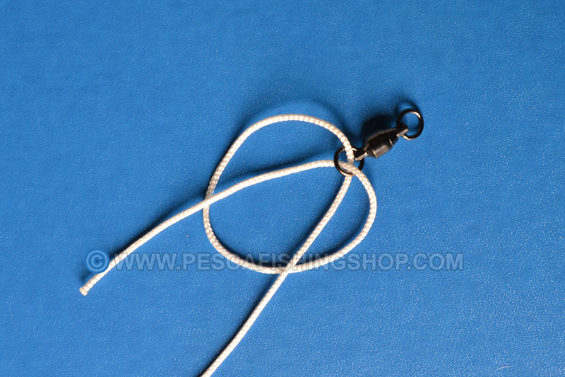 Nodo offshore swivel per il raddoppio della lenza da pesca