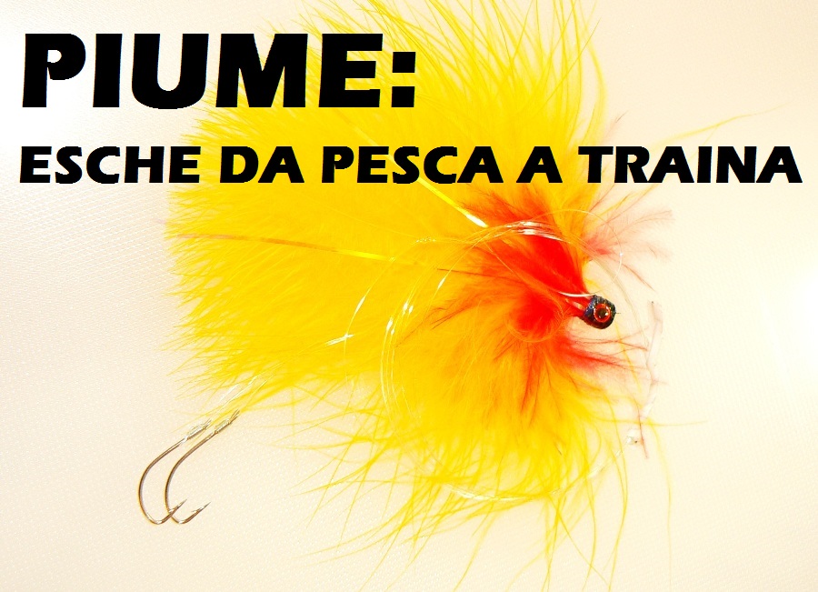 Piume esche artificiali da pesca a traina