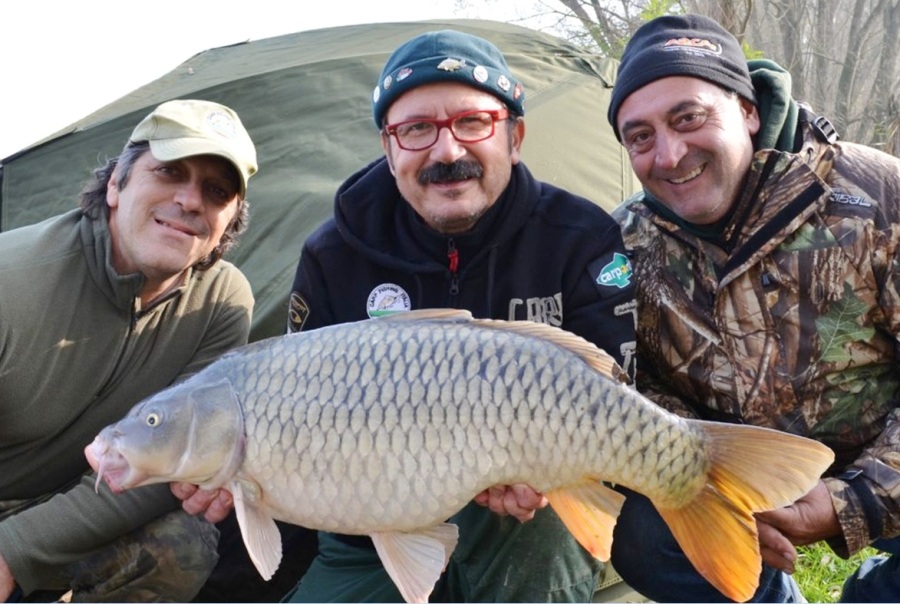 Pesca a carpfishing sul Po Piacentino Con Agostino Zurma